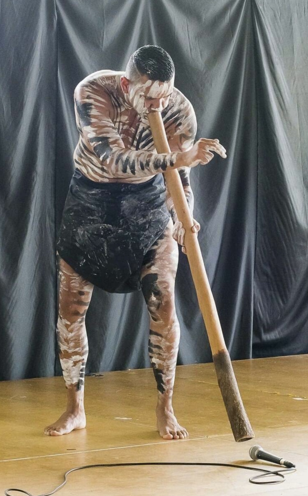 Contemplative reflection by the water